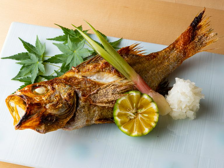 本日の一本魚の焼物