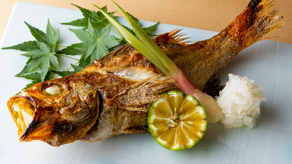 本日の一本魚の焼物