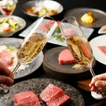 【クリスマス2025】特別コースでは､プロが厳選した和牛を贅沢にご堪能いただけます｡