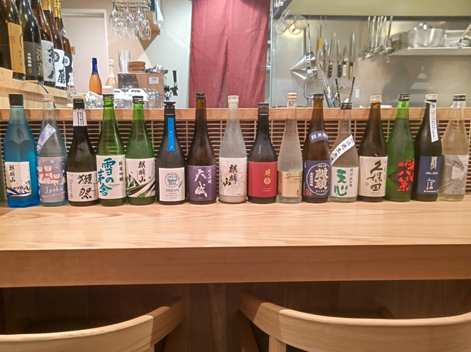 日本酒にこだわっている