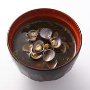 江戸前しじみの赤だし