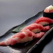 天然本まぐろ４貫セット