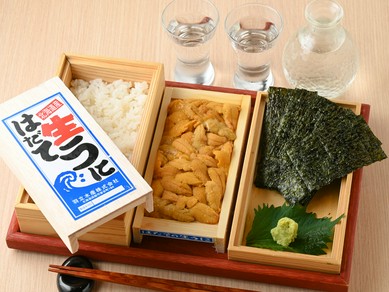 道産うにを大胆に楽しむ『羽立の箱うに』