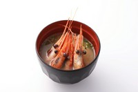 えびの香り豊かな特製お味噌汁。