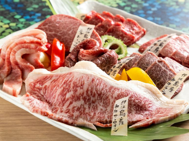 相談に応じて内容を決め、ボリュームも満点!『牛肉盛り合わせ』