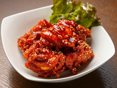 韓国の人気料理を再現『ヤンニョムチキン　5個』