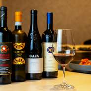 南北に長いイタリアの地のさまざまな州で、ワインは育まれています。北部ではピエモンテ州、中部ではトスカーナ州、南部ではシチリア州が有名です。イタリア産ワインが持つ、それぞれの個性を知ることができます。