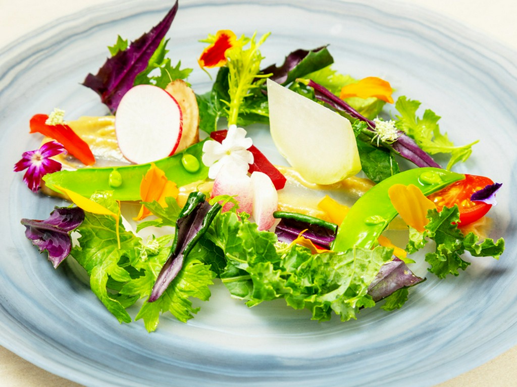 野菜をダイレクトに楽しむ前菜『バーニャカウダ　サラダ仕立て』