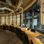 店内は広々としているので、団体での利用にオススメ