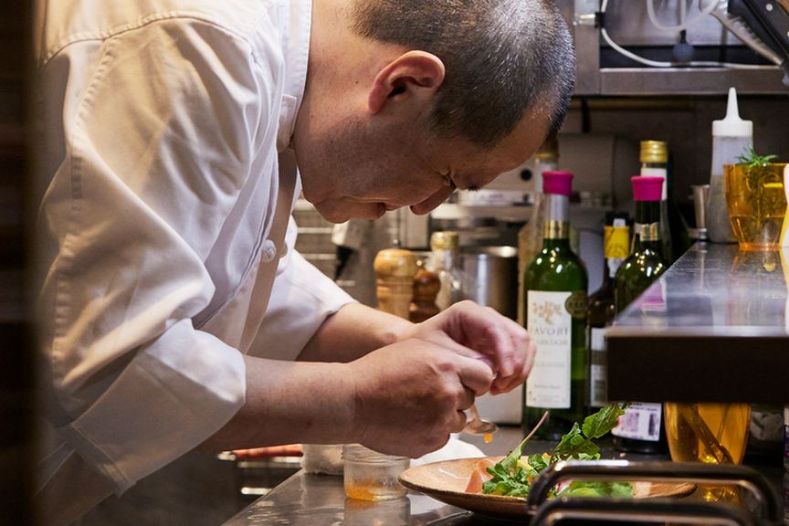 伝統的であり現代的。趣向を凝らした一皿でゲストをもてなす