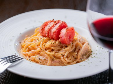 濃厚＆ピリ辛のアクセント『明太子クリ―ムパスタ』