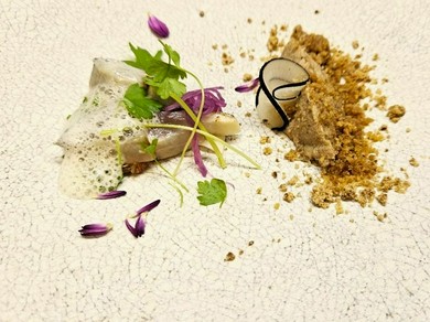 『季節の魚介料理』