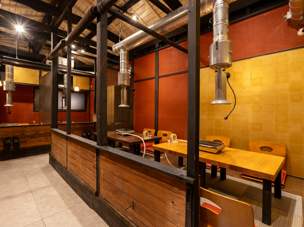 2つのフロアで構成されたくつろぎ空間