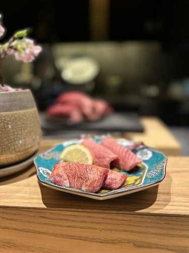 はんべゑ特選おまかせコース・特選タン盛合せ