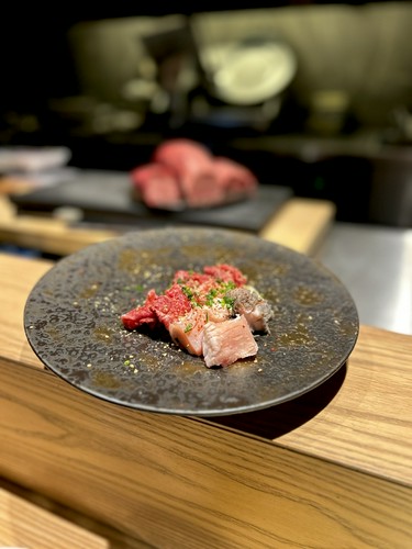 はんべゑ特選おまかせコース・ホルモン盛合せ