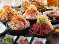 当店自慢の北海もんじゃ・オリジナルもんじゃの9種類からお好きなものを2種お選びいただけます。
スタンダード飲み放題付きコースなので宴会や飲み会、女子会などにピッタリのコースです♪