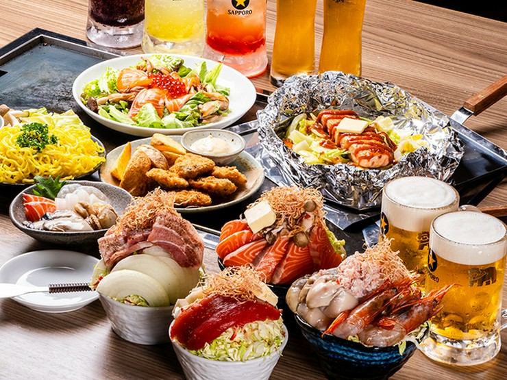 北海もんじゃ×鉄板焼き KIBORI 新宿 新宿東口/歌舞伎町/居酒屋