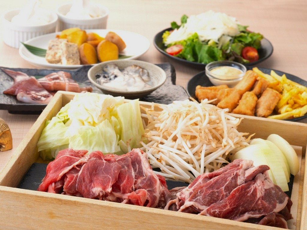 北海名物のジンギスカンが味わえるKIBORI自慢のコース。ちょっと贅沢したい方にはぴったりなコース。