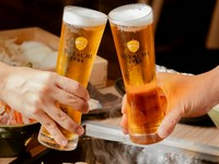 明太もちチーズもんじゃなど、人気料理をリーズナブルに楽しめる2時間飲み放題付きハッピーアワーコース。
