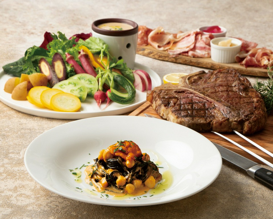 本場イタリアから輸入した食材と、鹿児島産の食材を見事に融合