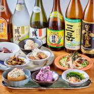 清潔かつ洗練された和の空間で、のびのびと季節のおばんざいと飲み頃のお酒を楽しめるお店。日頃おばんざいに触れたことがない方も、安心して足を運べます。