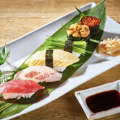 旬の味覚を心ゆくまで味わえる。素材ごとの旨みを最大限に引き出した『寿司盛り』