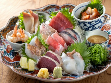 刺身　本気盛り　10点盛り