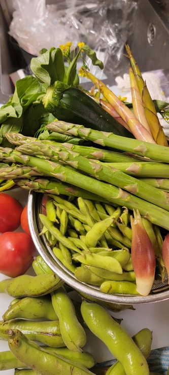 Seasonal vegetables are available 👒☀