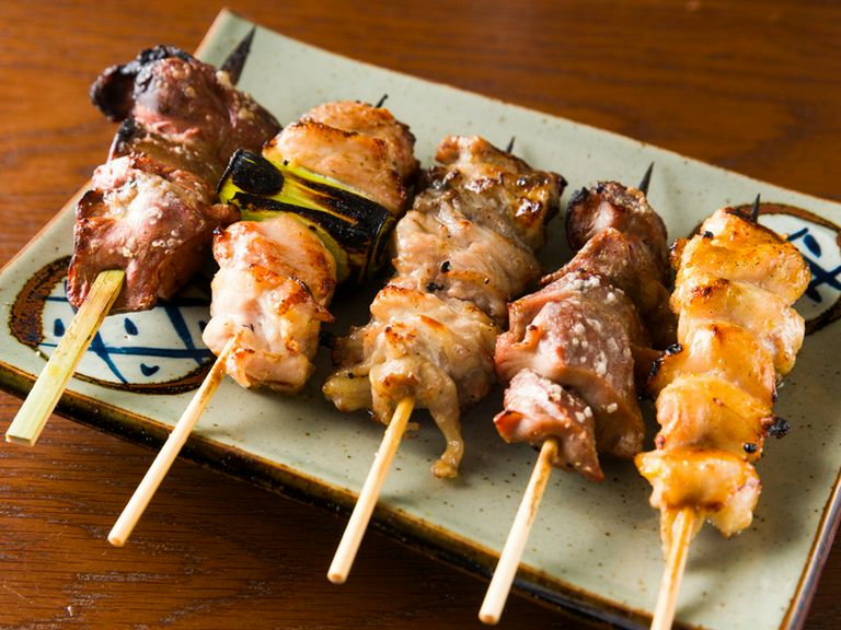 迷ったらこれ!こだわりが光る『串焼おまかせ5本盛り』