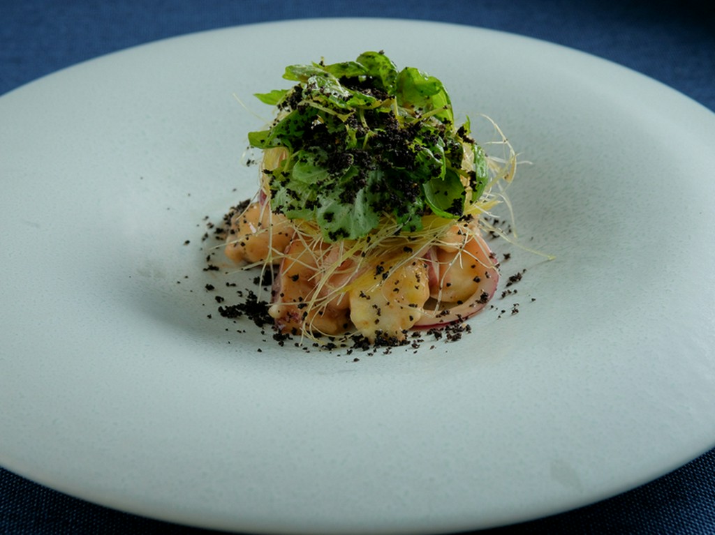 カツオとイチジク黒オリーブサラダ