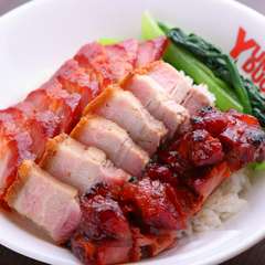 本格ダックを丼スタイルで『ご飯三種肉盛り単品』