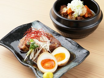 肉の旨みを丁寧に引きだした『三元豚の角煮』