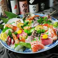 鮮魚のお刺身　大漁