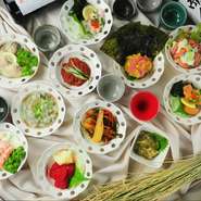 14種類から16種類（小鉢・前菜）をご用意！