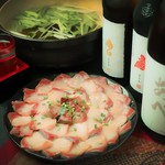 寒い日に大人気！脂ののった鰤はとろけるおいしさ、サッと熱湯にくぐらせ、ポン酢だれをつけてお召し上がりませ。真冬の鰤はもちろん寒鰤になります。