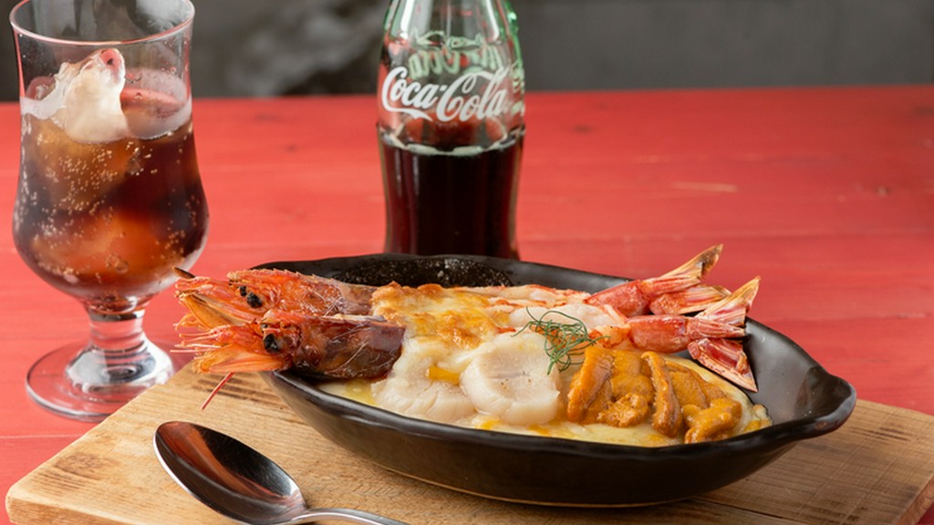 カフェ自慢の逸品『海の幸のグラタン』