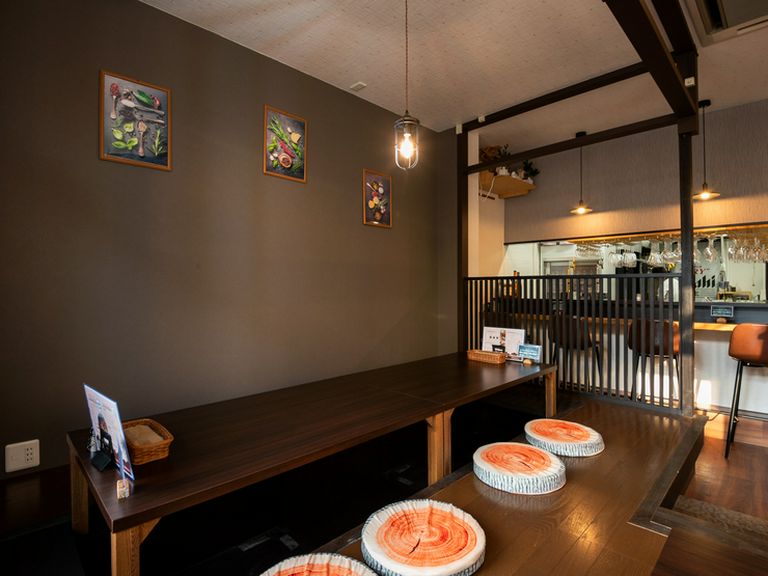 老若男女問わず、楽しんで食事ができる薪火ビストロ