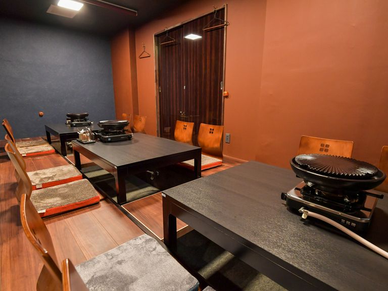 掘りごたつや完全個室も完備。利用シーンを限定させないお店