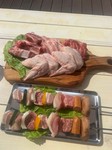 お肉たっぷりの定番『ボリューム満点BBQセット』