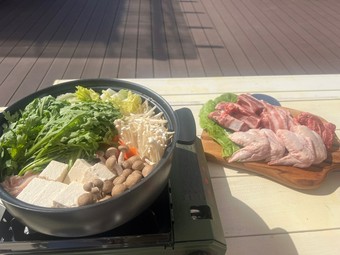 満足度抜群『満腹！BBQ鍋セット』