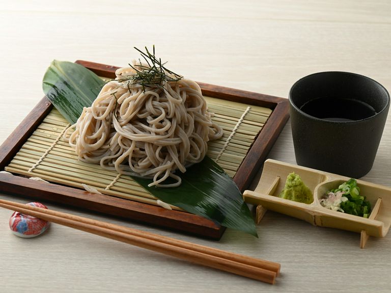 蕎麦本来の風味と食感を堪能できる『十割ざる蕎麦』