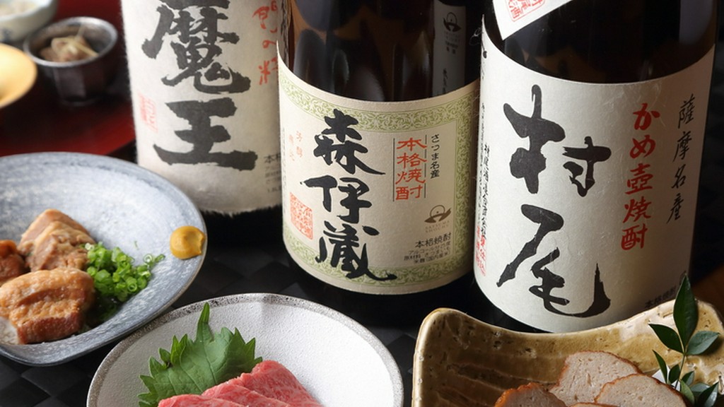 利き酒師のセレクトが魅力。焼酎の風味と料理の相性を探求