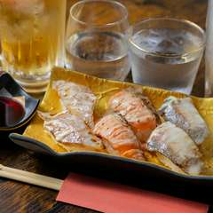 新鮮ネタに香ばしさをプラス『炙り寿司』