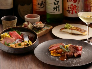 北海道産の鮮魚や新鮮野菜、道産和牛、季節の高級食材が集う