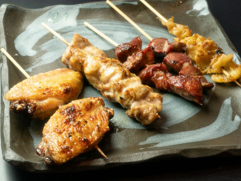 席に着いたら即オーダー!『串5本セット』