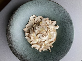 有機マッシュルームと黒トリュフのタリオリーニ-Tagliolini with Black Truffle and Organic Mushrooms-