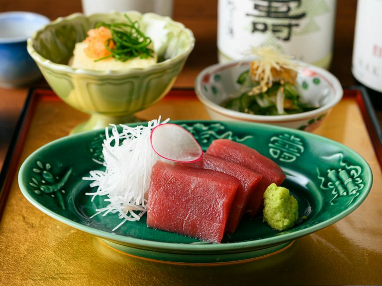 コースの一品(先付け・向付け)