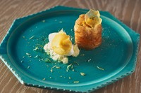 コースの一例　「柑橘」小田原八木下農園の柑橘類のパフェ～アシェットスタイル