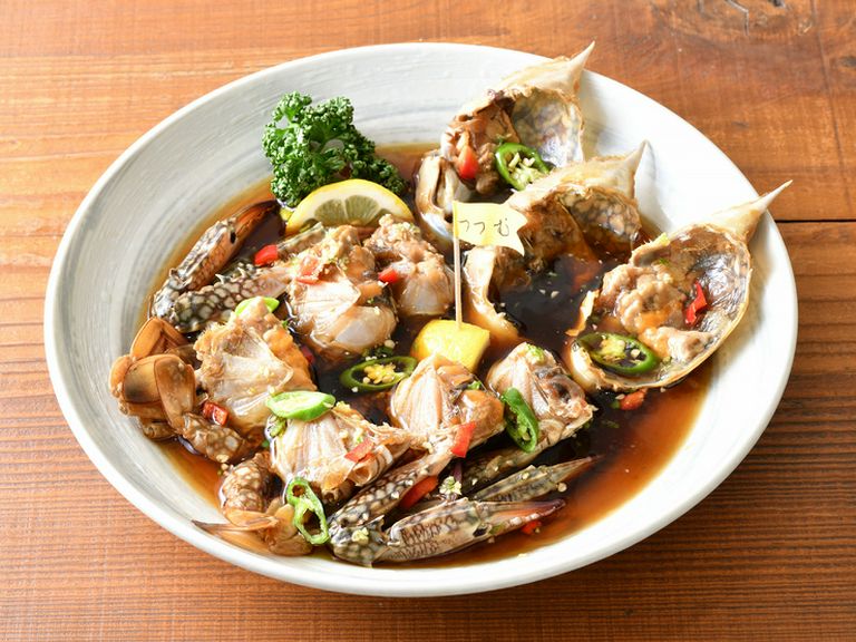 韓国の食文化の粋を尽くした『カンジャンケジャン（2〜3匹）』（要事前予約）