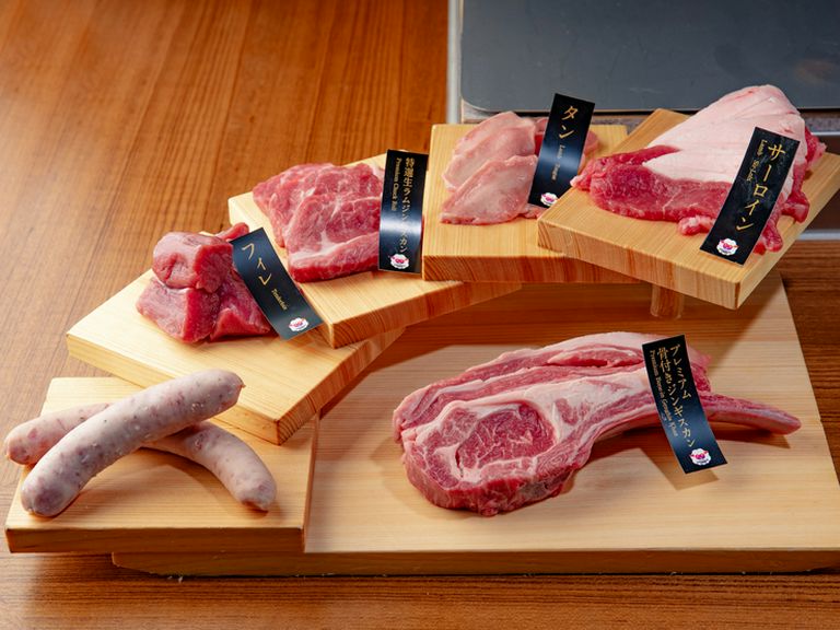 ジンギスカン全種類、一気に味わう至福『ジンギスカン全種盛』